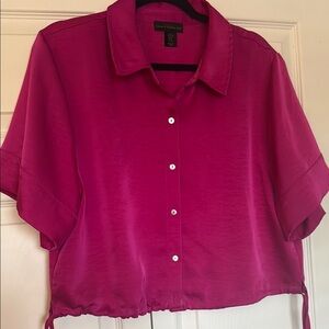 House of Harlow 1960 Pink Button Down Shirt